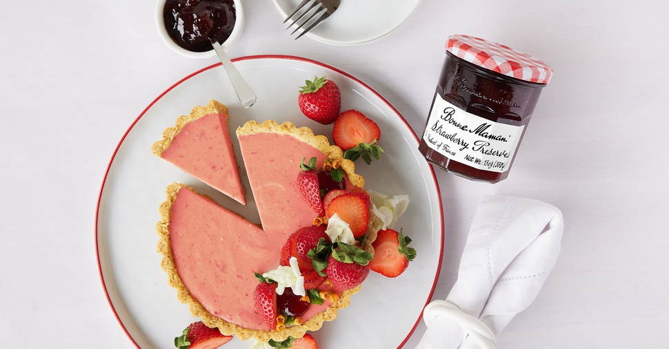 Strawberry Mousse Tart