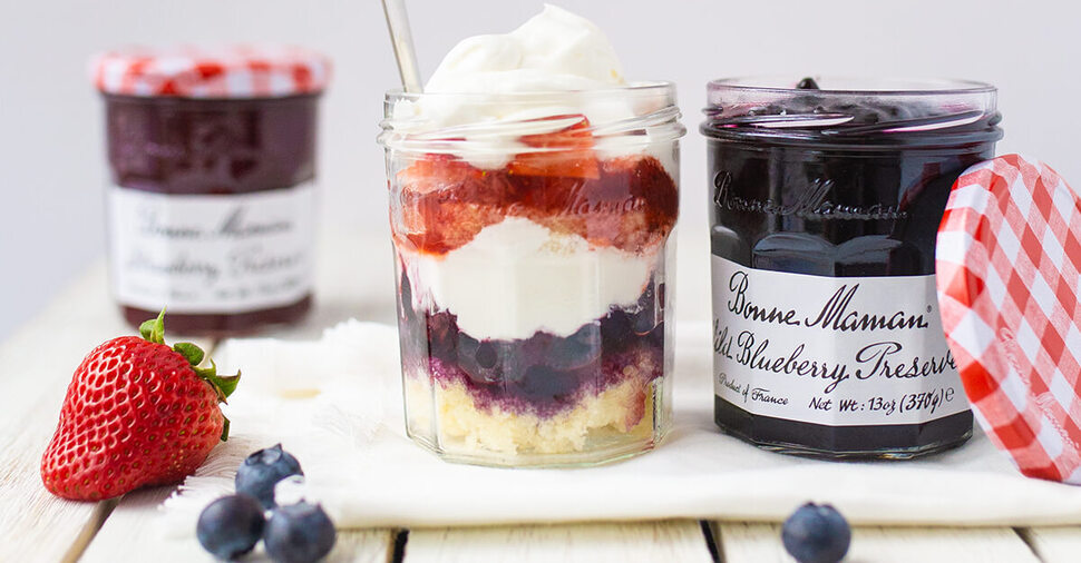 Strawberry Blueberry Trifles