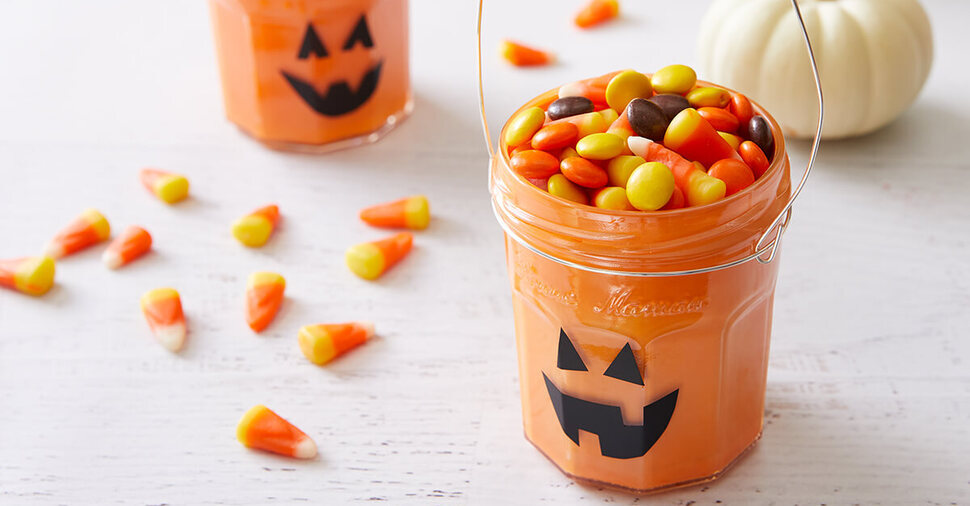 Jack-O-Lantern Jars