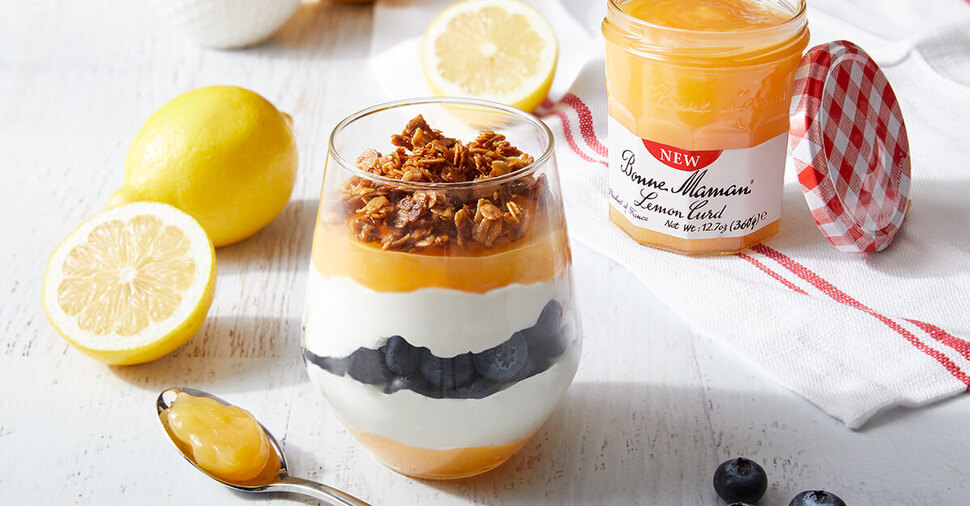 Lemon Curd Yogurt Parfaits