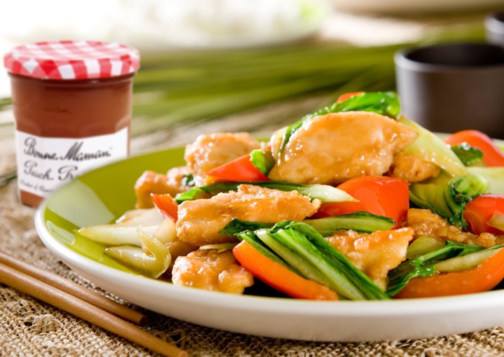 Bonne Maman Apricot Chicken Stir Fry