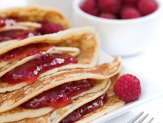 Crêpes with Preserves- Bonne Maman