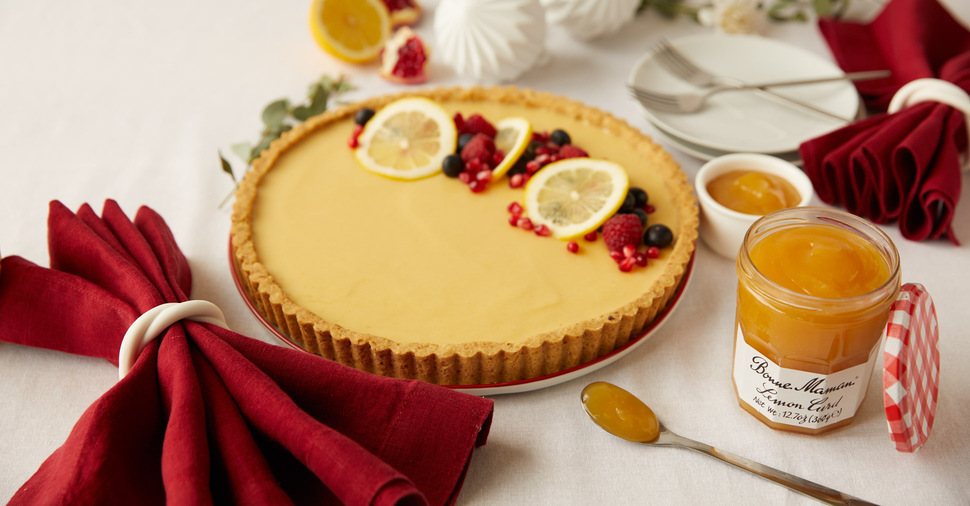 Holiday Lemon Curd Tart