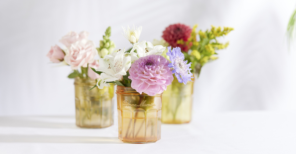 Autumn-Stained Bonne Maman Jar