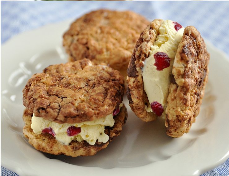 PB&J Ice Cream Sandwiches with Bonne Maman Preserves