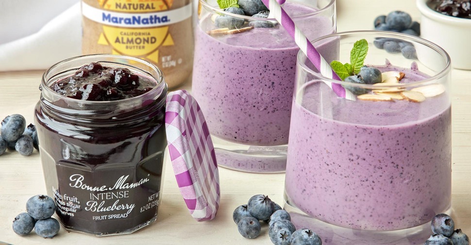 Maranatha + Bonne Maman Wild Blueberry Smoothies