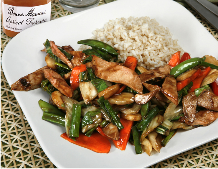 Spicy Apricot Chicken Stir Fry