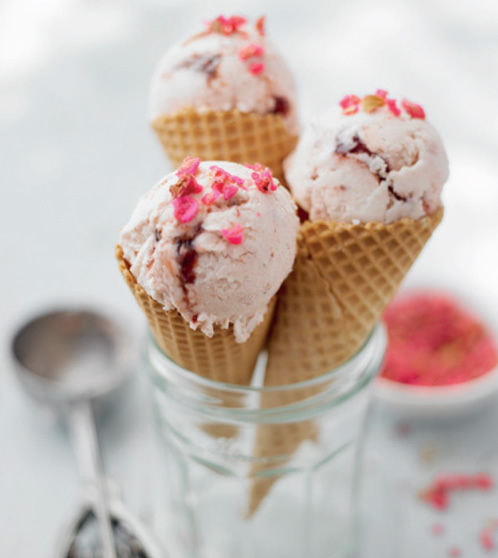 Strawberry Ripple Ice Cream