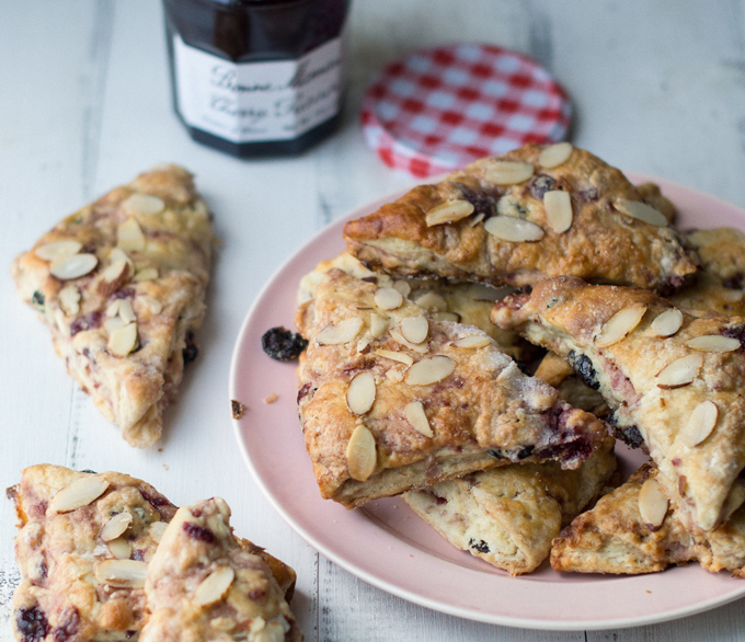 Sweet Cherry & Almond Scones