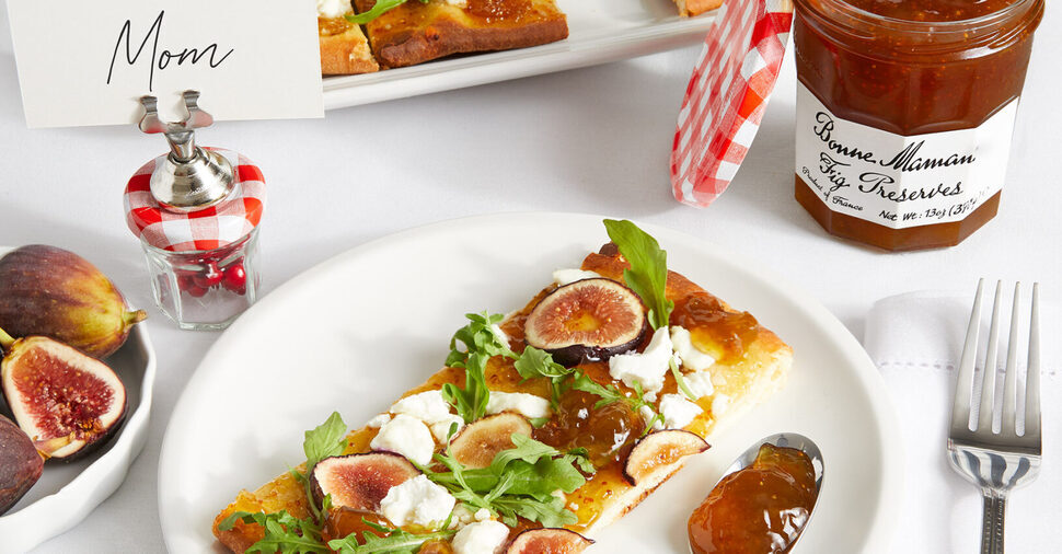 Bonne Maman Fig Preserves & Goat Cheese Flatbread